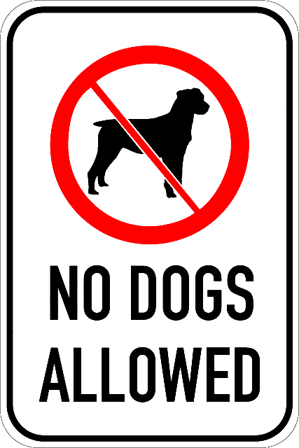 free clipart no dogs allowed - photo #50